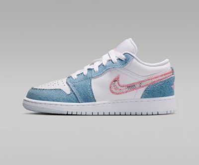 Nike Air Jordan 1 Low GS 'Denim Sequin'