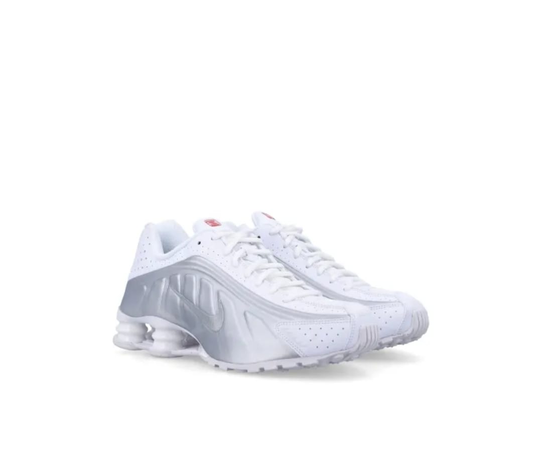 Nike Shox R4 "White/Metallic Platinum" - Image 2