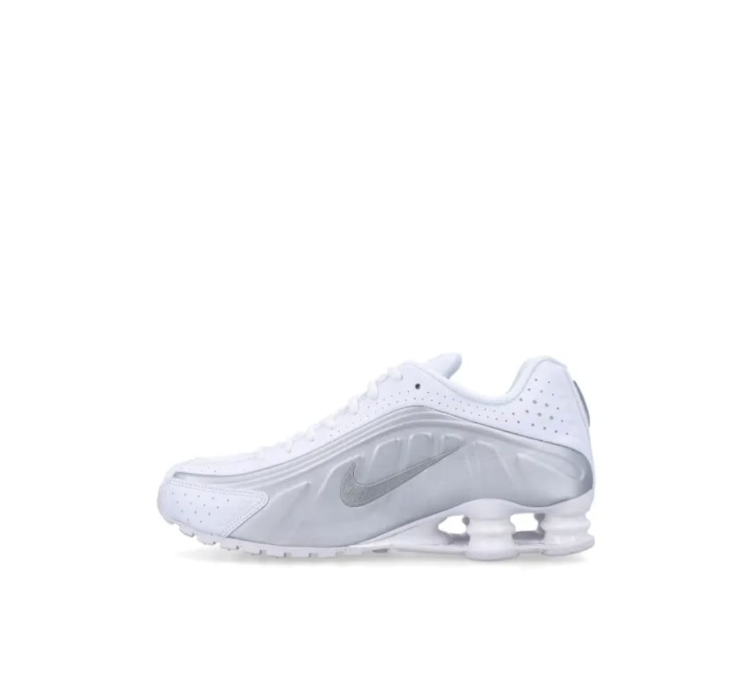 Nike Shox R4 "White/Metallic Platinum"